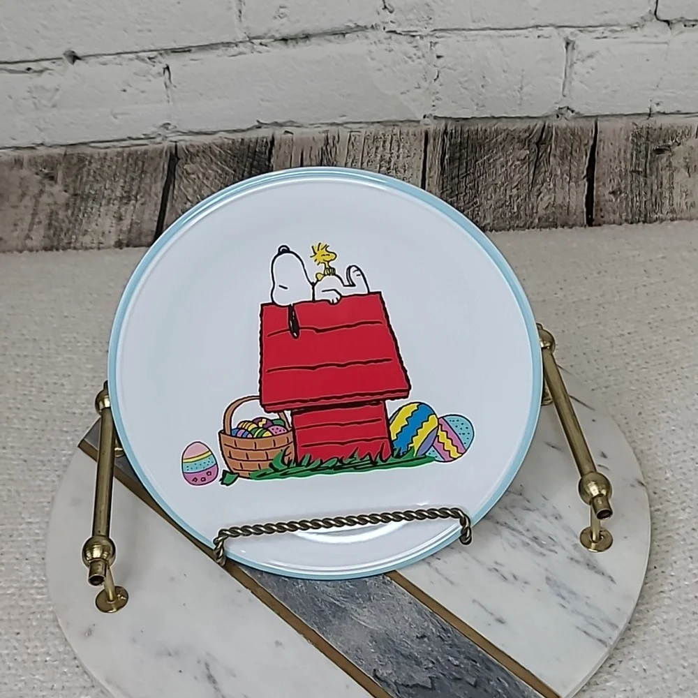 Children's Williams Sonoma PEANUTS™ Easter Kids Melamine Dinnerware Set NIB/NWT
